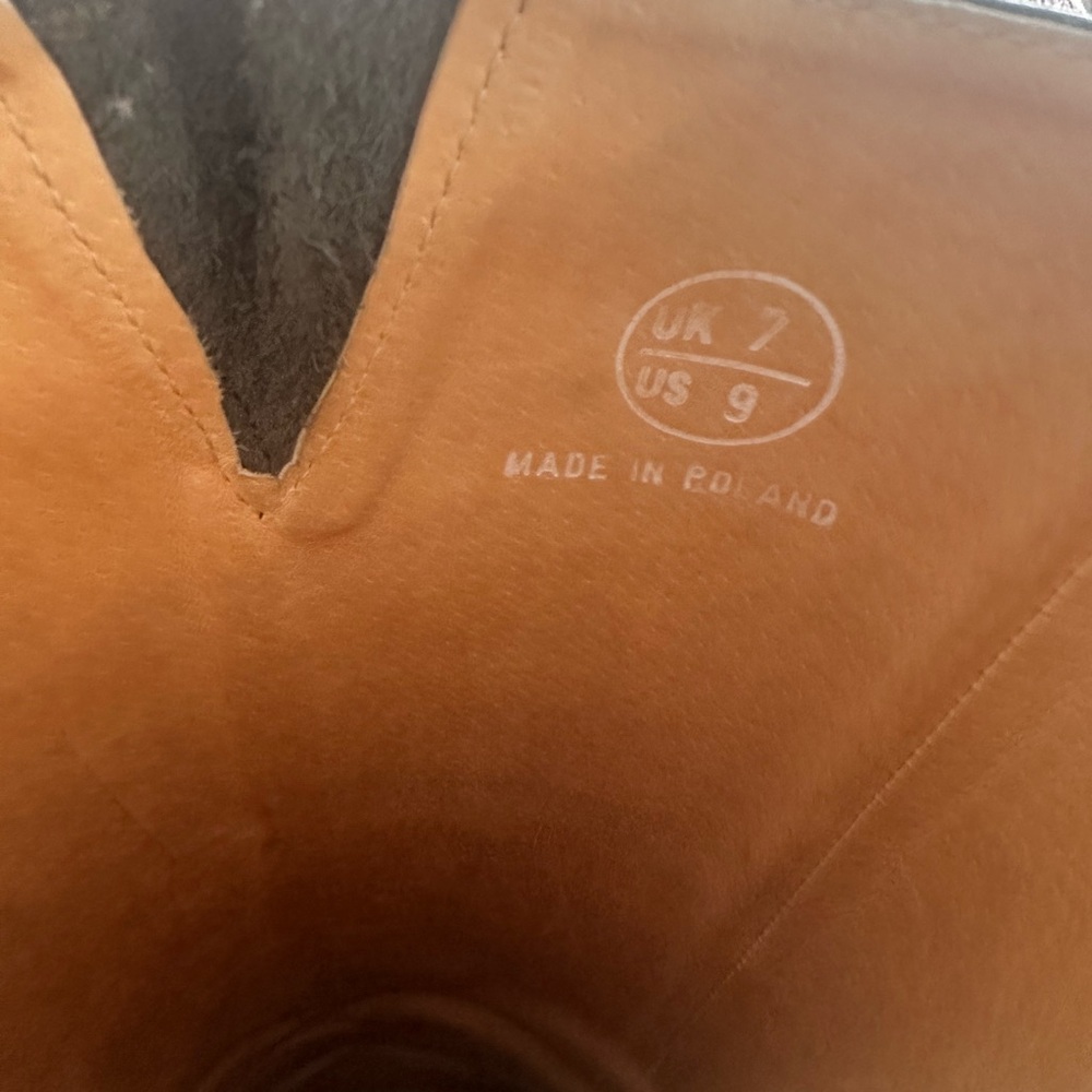 John Fluevog Black Leather Moto Boots with Buckles - Picture 2 of 9